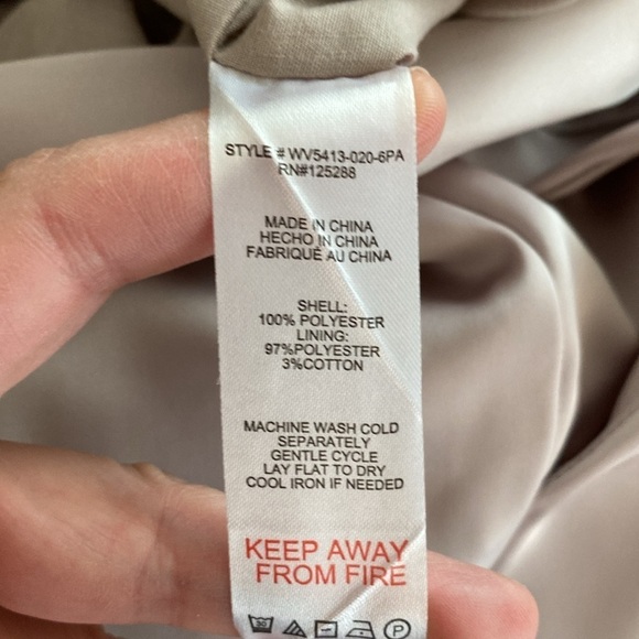 Jason Wu pleated slacks women’s large lavender silky shiny trousers EUC - Picture 5 of 5